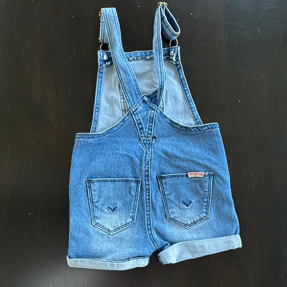 Denim Kids Overalls with Patches Hudson Jeans - Picture 4 of 4